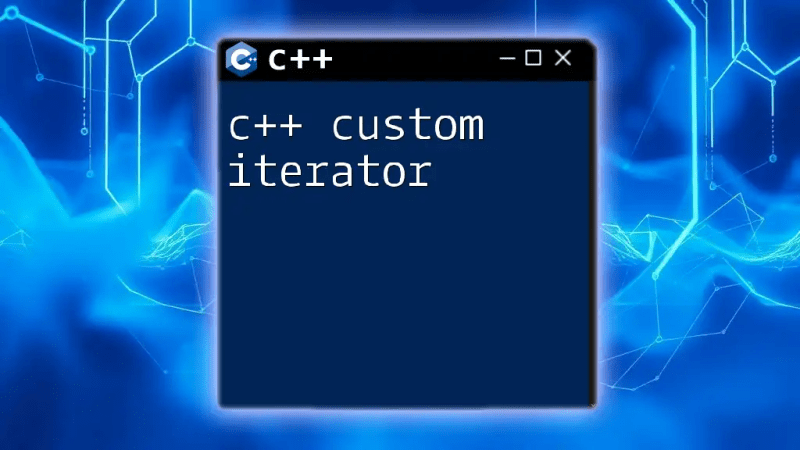 Mastering C Custom Iterator A Quick Guide - Minimal Arts - Creative Desktop Collection