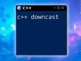 Understanding C Downcast A Simple Guide