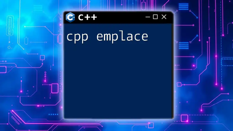 Cpp Emplace A Quick Guide To Efficient Object Creation - Best Abstract Photos in 8K