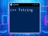 Mastering C Fstring For Effortless String Handling