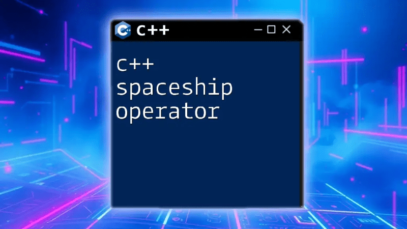 Cpp Cplusplus Cpp20 Three Way Comparison Operator Spaceship Operator Compare Strong Order - High Quality Landscape Design - HD
