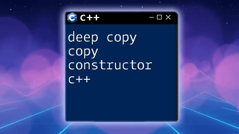 C Default Copy Constructor Explained Simply - High Quality Light Pattern - Mobile