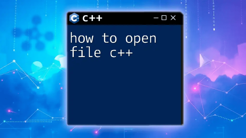 How To Use Ifstream To Read Files In Cpp A Quick Guide - Gradient Photos - High Quality High Resolution Collection