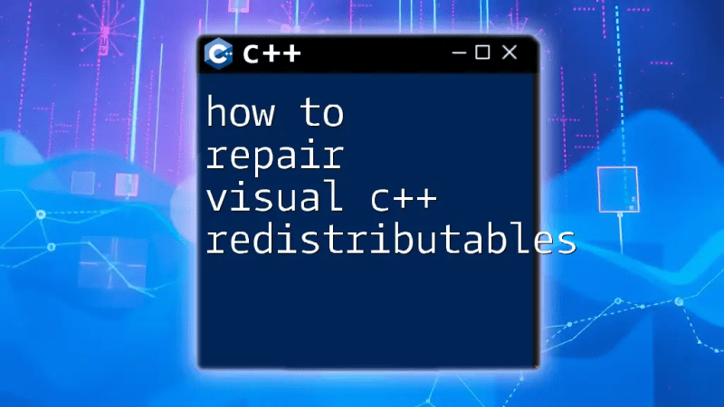 Updating Visual C Redistributables Software Applications - Professional 8K Gradient Backgrounds | Free Download