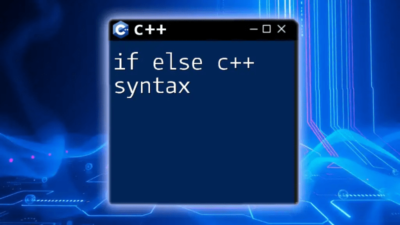 If Else C Syntax Explained In Simple Steps - Light Backgrounds - Modern 4K Collection