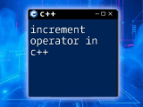 Increment And Decrement Operators In C Explained