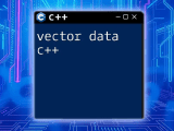 Mastering Vector Data In C With Ease