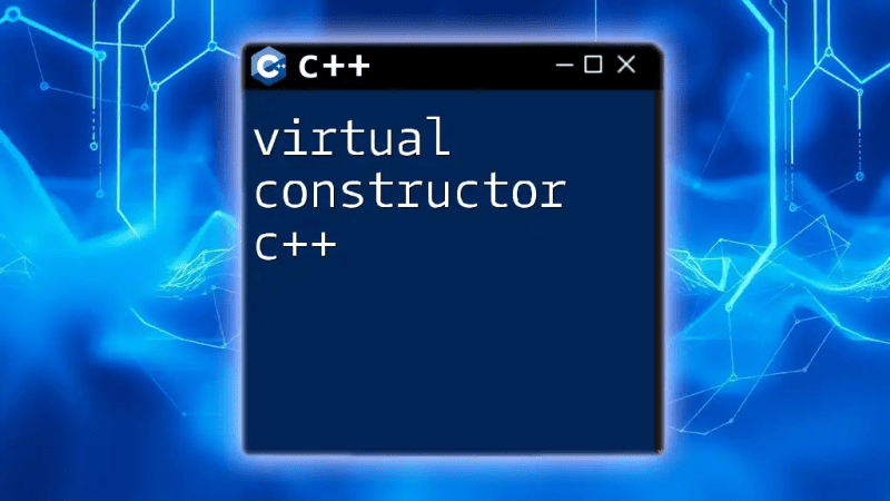 Virtual Function Calls In Constructors And Destructors C R Cpp - Vintage Pictures - Professional 4K Collection