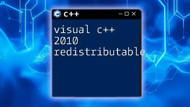 Understanding Microsoft Visual C 2010 Redistributable - Premium Mountain Design Gallery - High Resolution