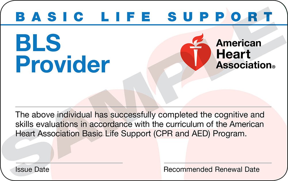 BLS CPR & First Aid Classes CPR & FirstAid Certification