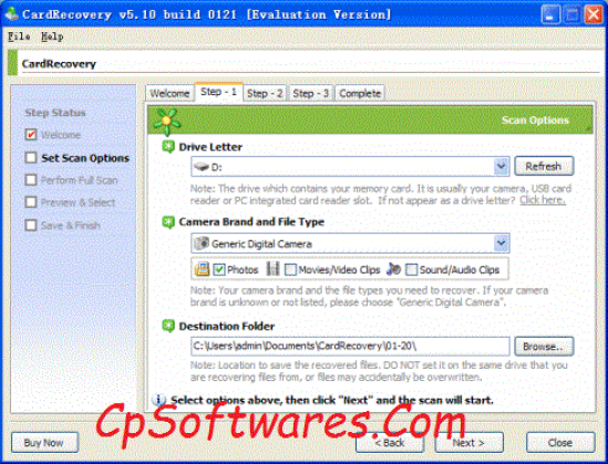 CardRecovery 6.10 Registration Key With Crack Full Free Download