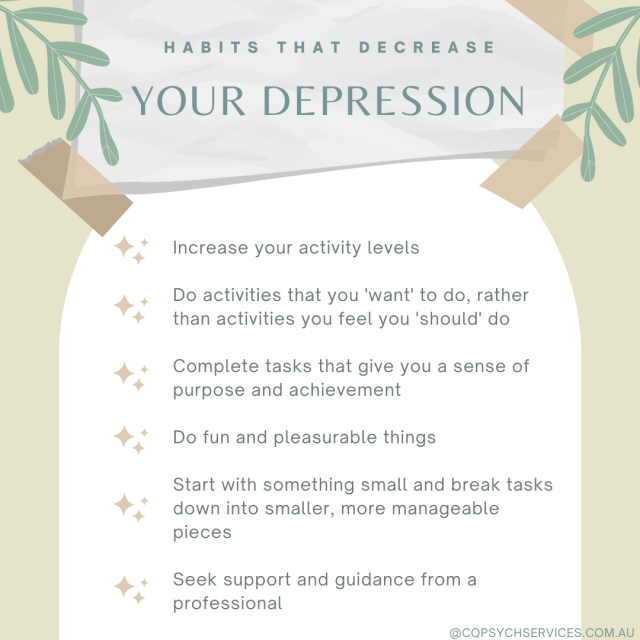 Habits That Maintain Your Depression
