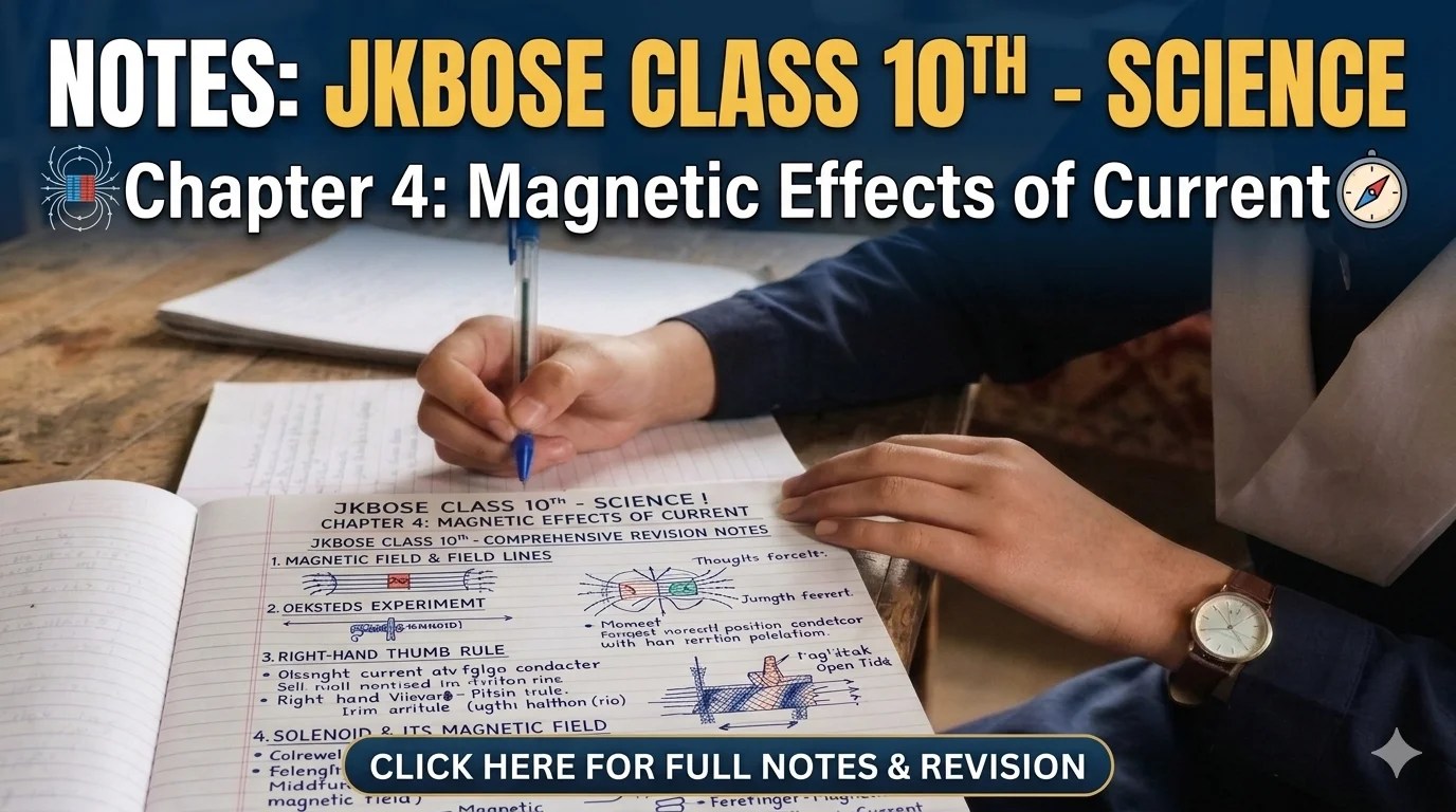 jkbose class 10th magnetiic effects