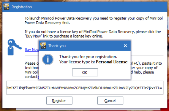 MiniTool Power Data Recovery Serial Key