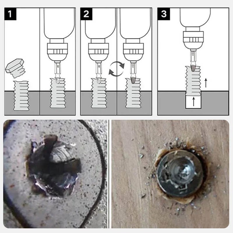 Screw Extractor Kit Craftminds - Minimal Illustrations - High Quality Full HD Collection