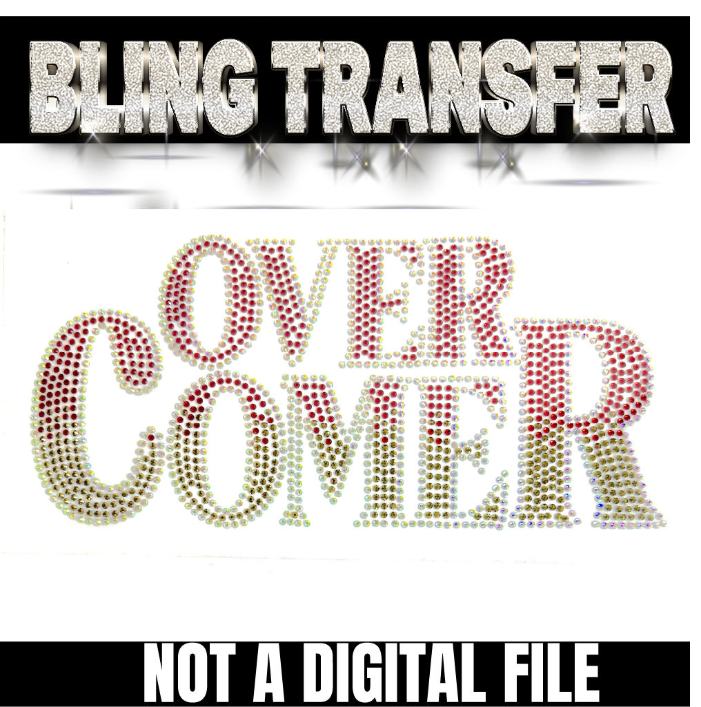 "OVERCOMER" BLING TRANSFER | FAITH-BASED