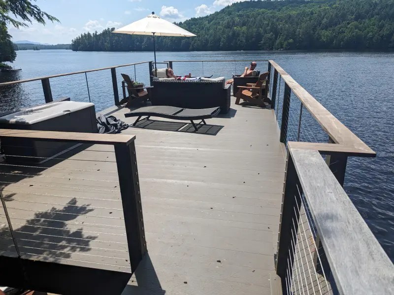 decking for boathouse