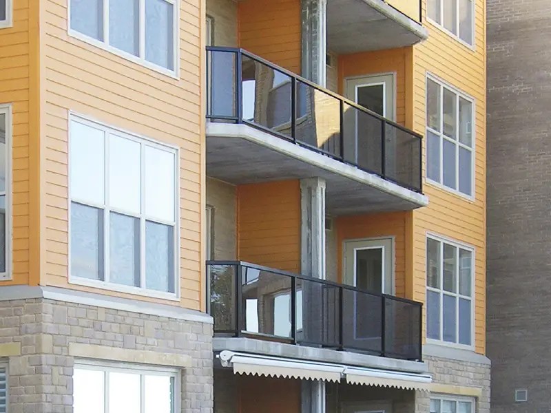 glass railings