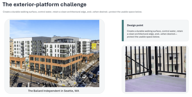 the exterior platform challenge