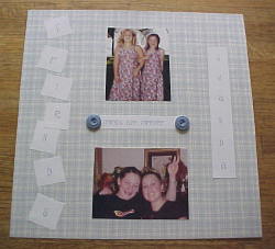 “Friends are Forever” Scrapbooking Layout (I)