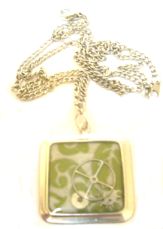 Altered Art – Cog And Vine Pendant