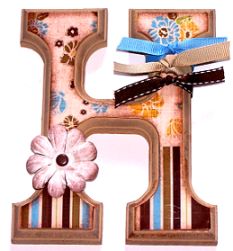 Altered Wood Letters