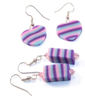 Polymer clay – Faux Resin Earrings
