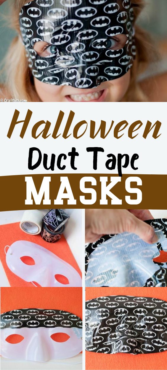 Halloween Duct Tape Masks —