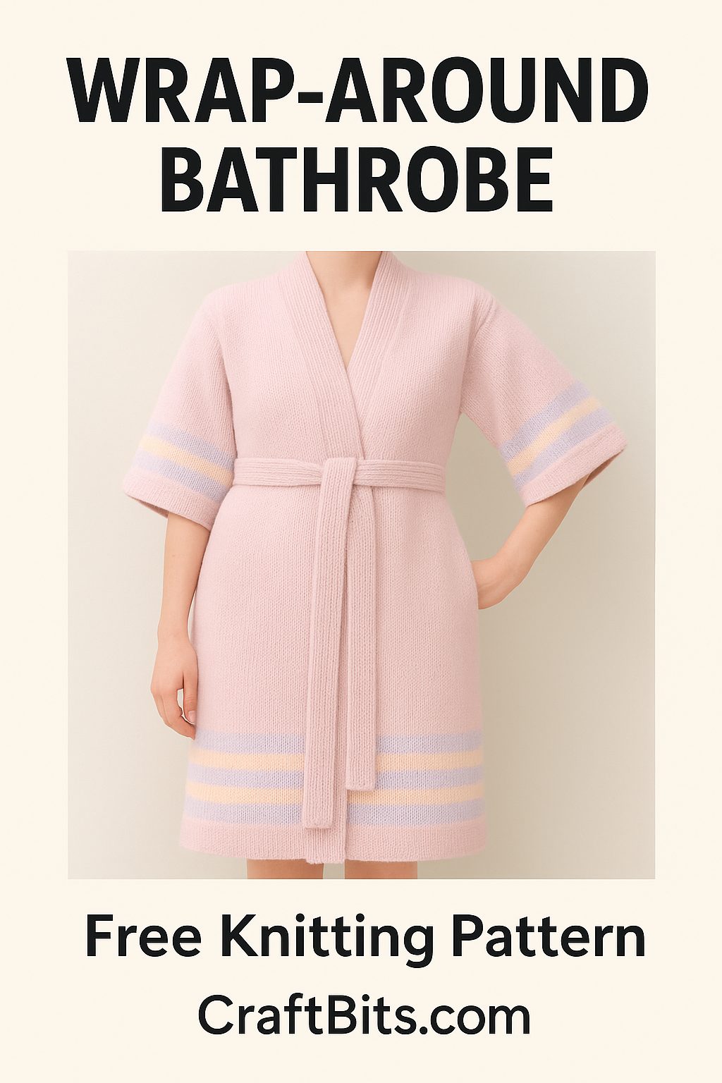 Free Knitting Pattern Wrap-Around Bathrobe