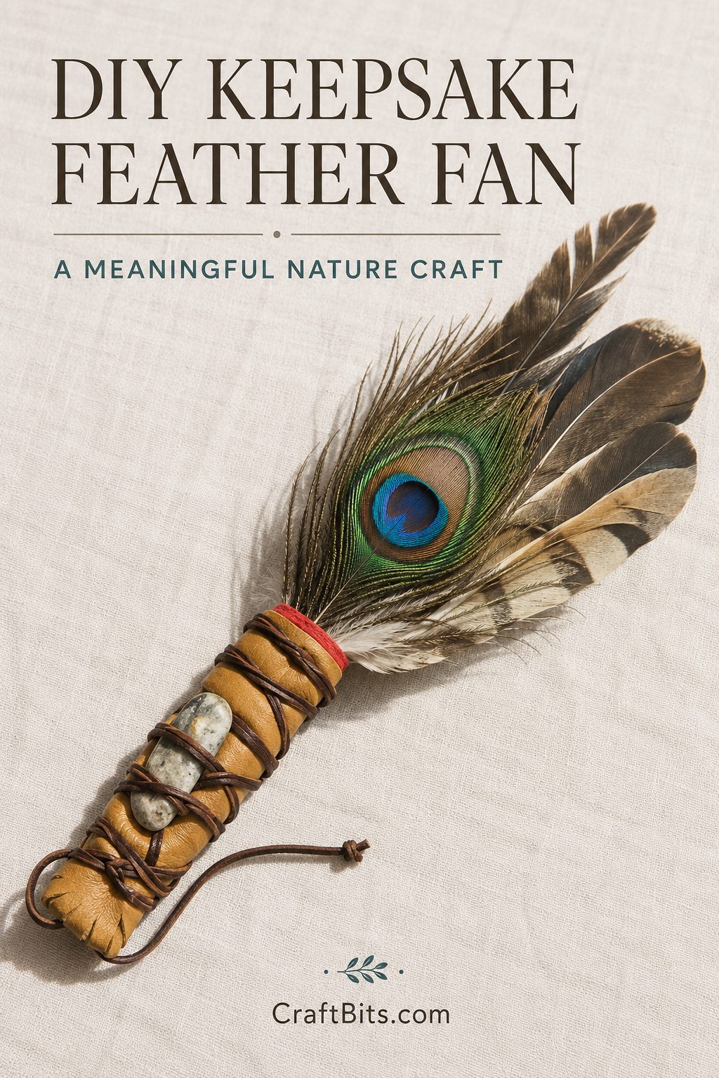 How To Make A Keepsake Feather Fan Smudging Stick