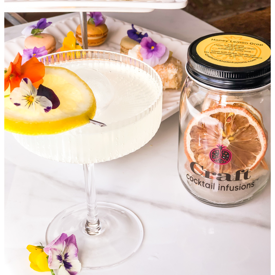 Lemon drop cocktail or mocktail