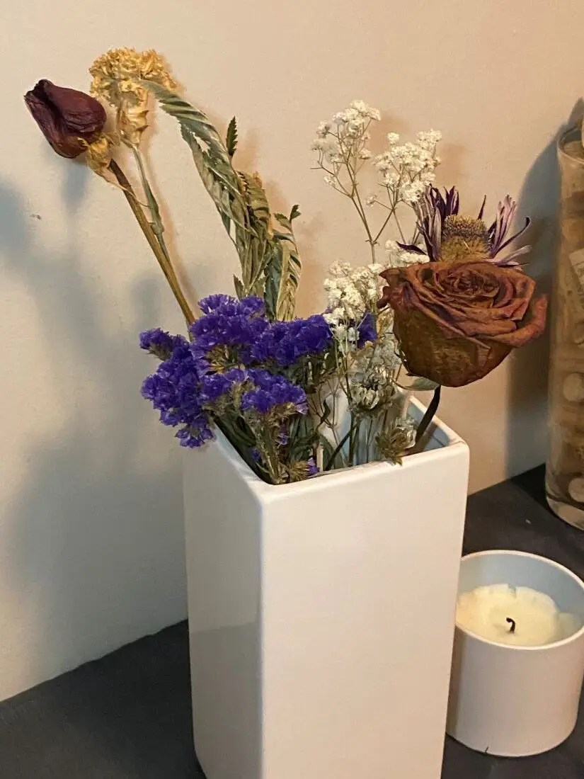 Flowers Dried by Hanging Upside Down