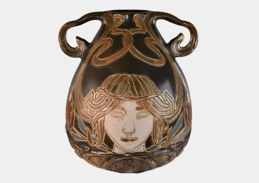J.B. Owens Pottery Vase