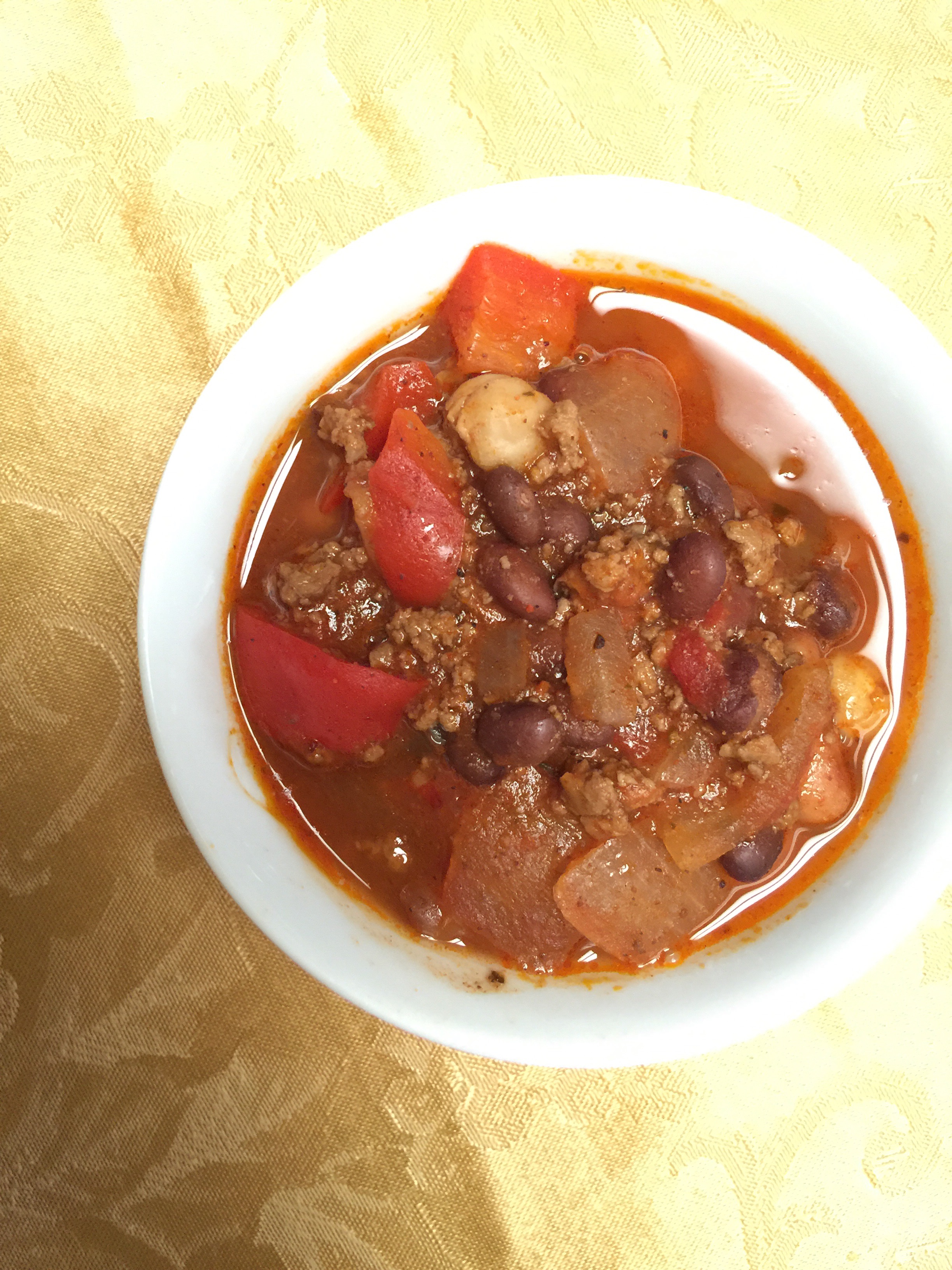 daddy's chili.