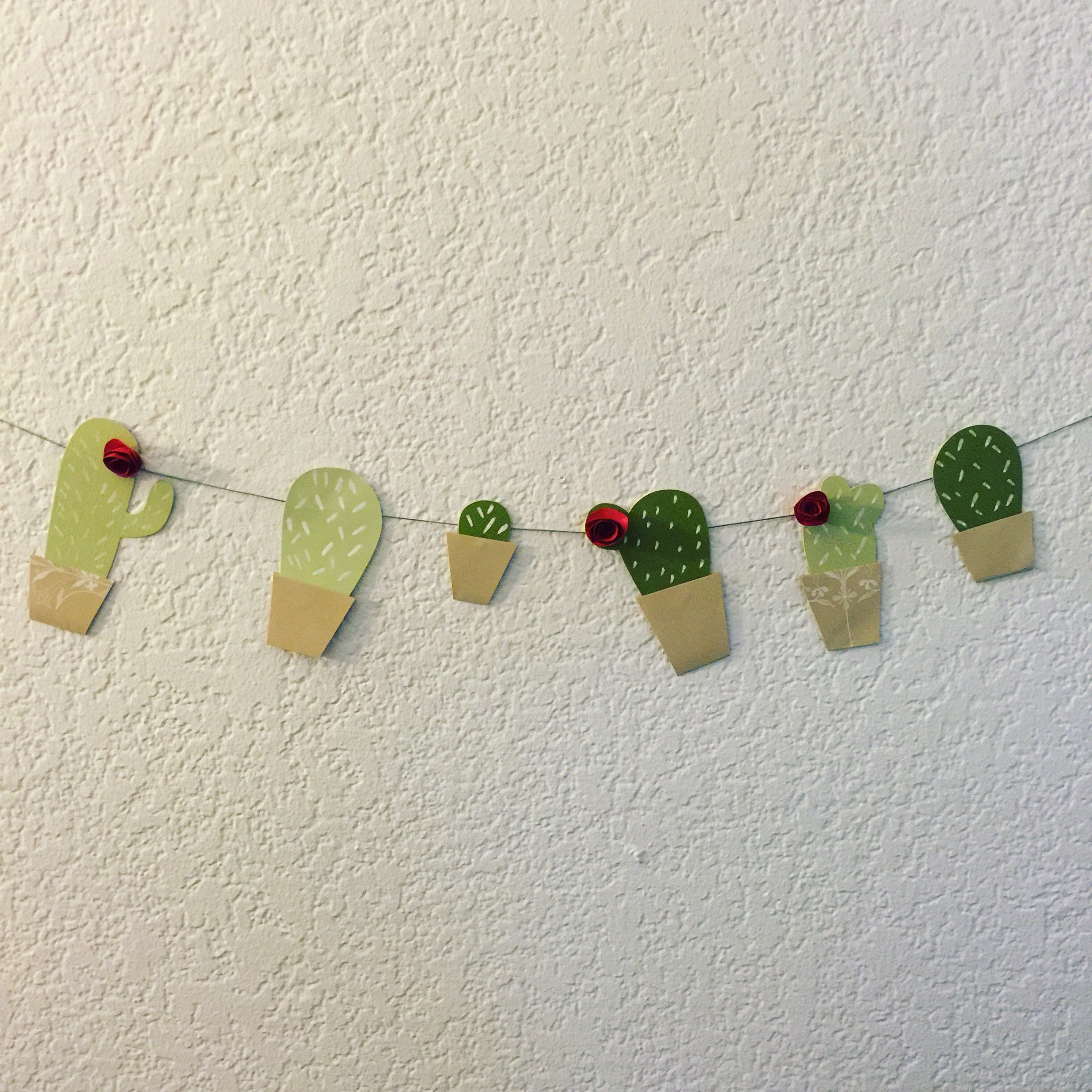 made with old envelopes.