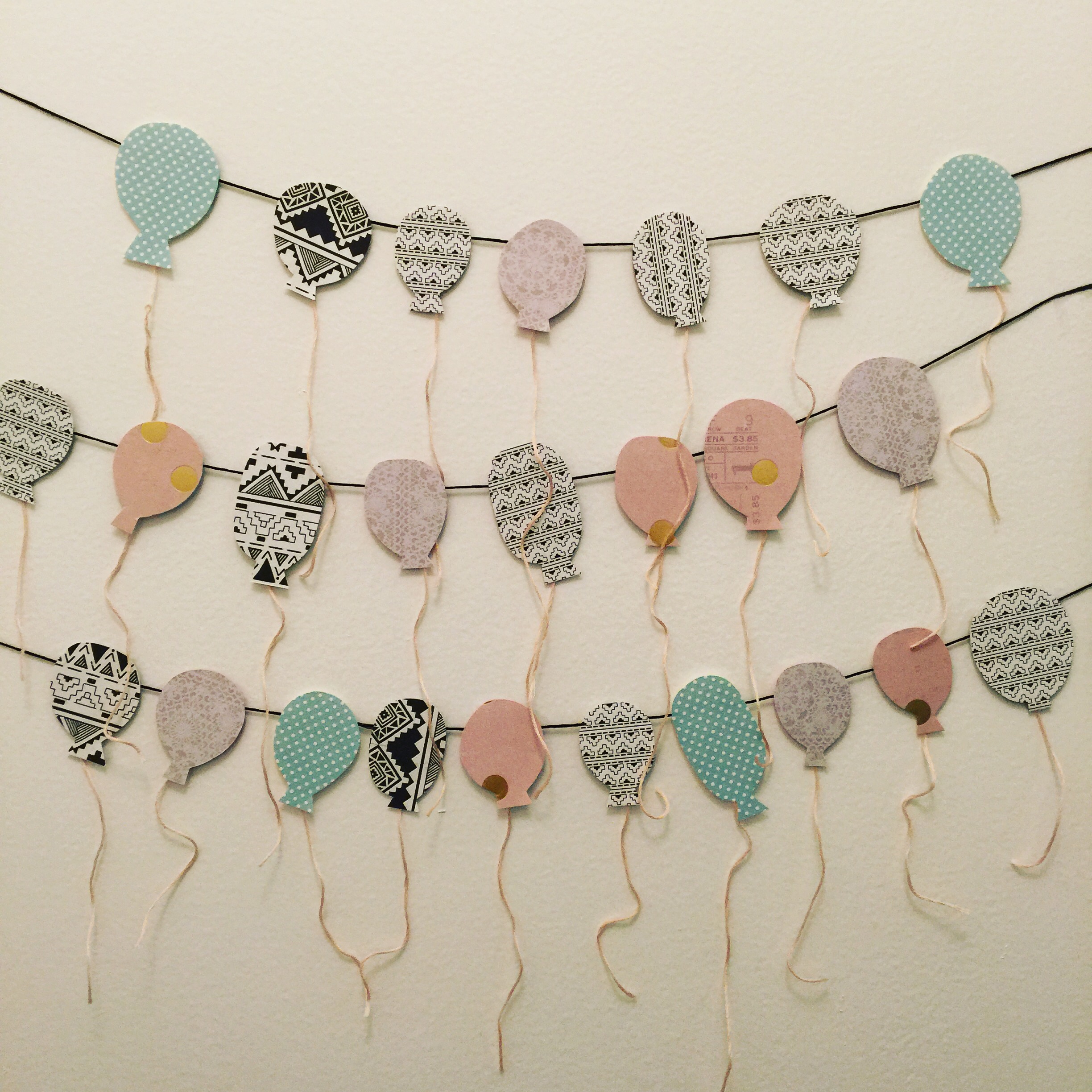 paper balloons.