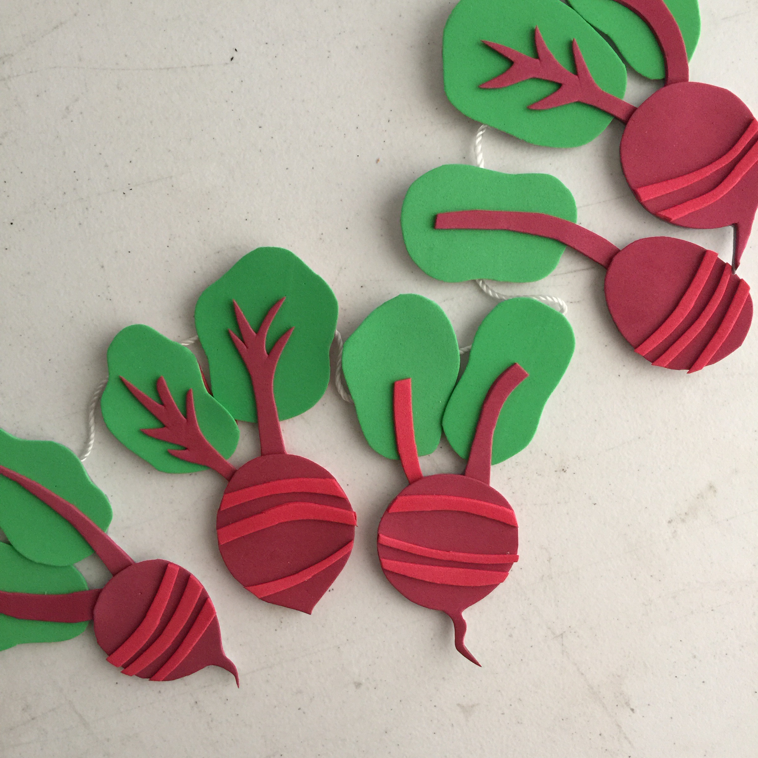 foam beets.
