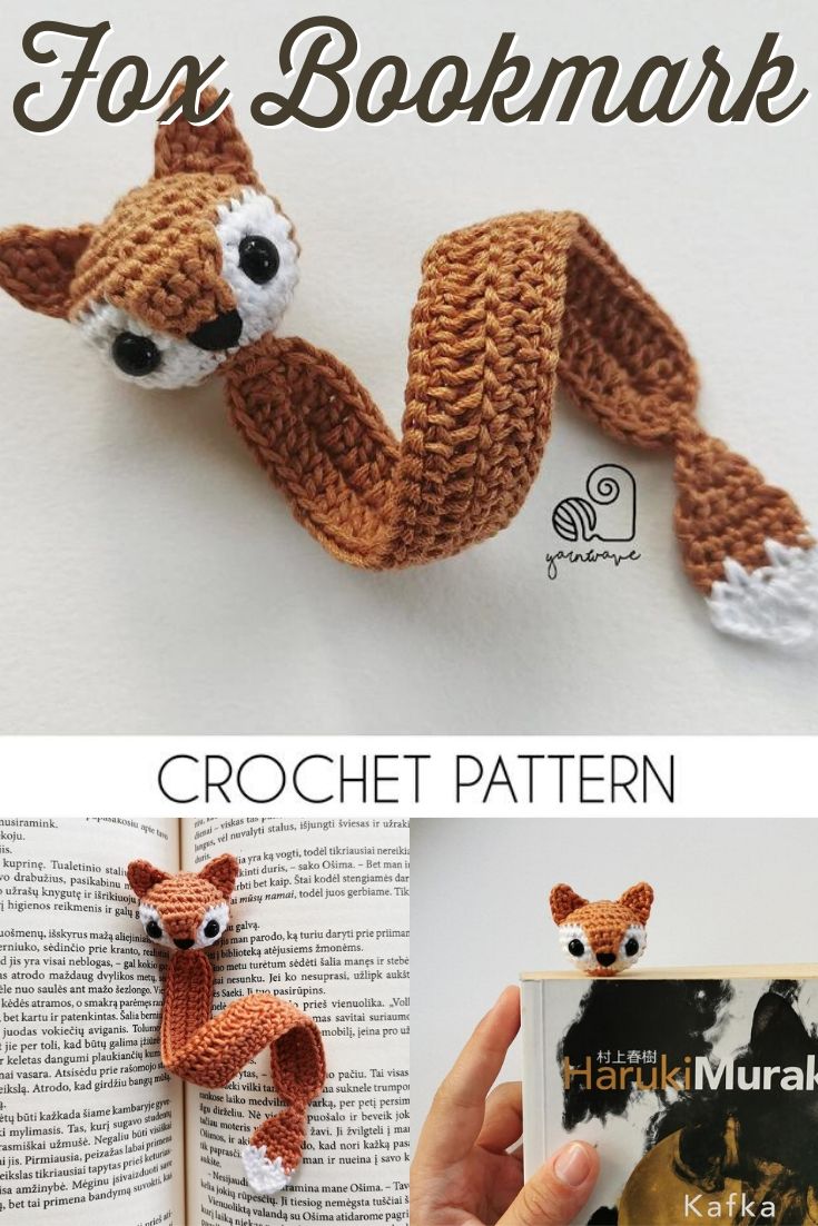 Absolutely fun crochet bookmark pattern. Cute little fox bookmark amigurumi crochet pattern. Perfect last minute gift idea for a bookworm! #crochetpattern #amigurumipattern #crochetbookmark #crochetfox #patternroundup #craftevangelist