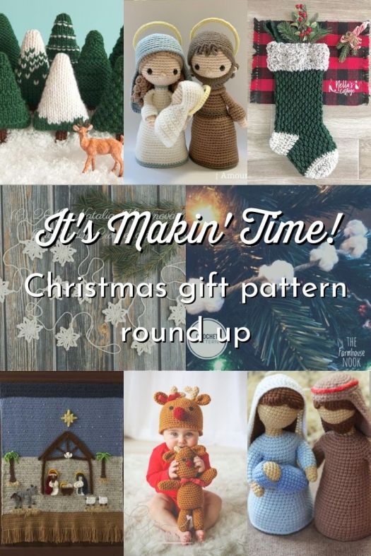 Great collection of patterns to make for Christmas! Christmas ornaments, Christmas hats, stockings, nativity sets, wall hangings and garlands! Can't wait to make some of these great patterns! #crochet #knit #crochetpatterns #knitpatterns #crochetforchristmas #CraftEvangelist