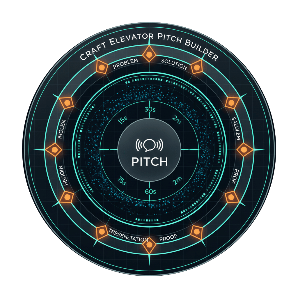 RCP-004-001-006-ELEVATOR-PITCH-BUILDER – Elevator Pitch Builder – Multi-Context Pitch Creation