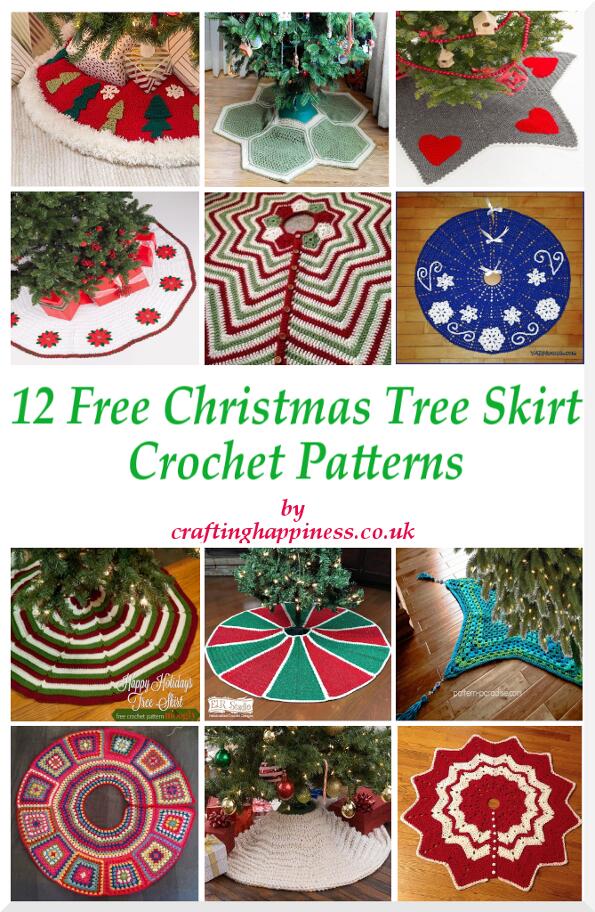 12 Free Christmas Tree Skirt Crochet Patterns Crafting Happiness