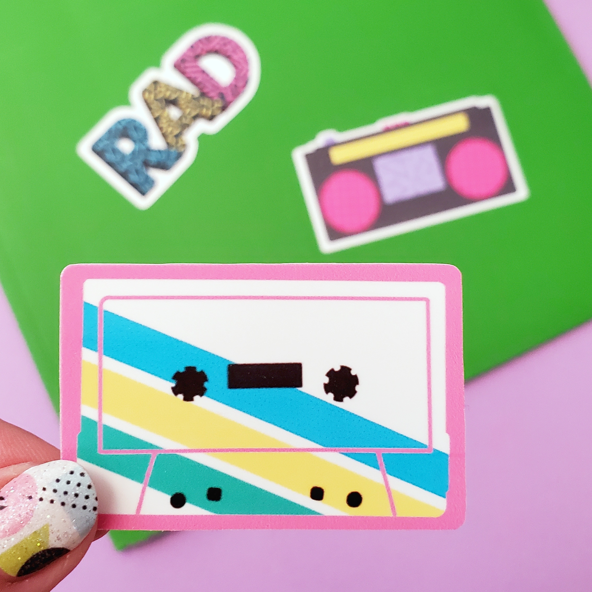 Printable 80's Stickers - Crafting in the Rain