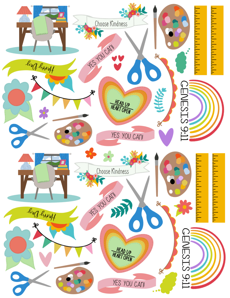 free printable sticker sheet crafting while caffeinated with lindsay