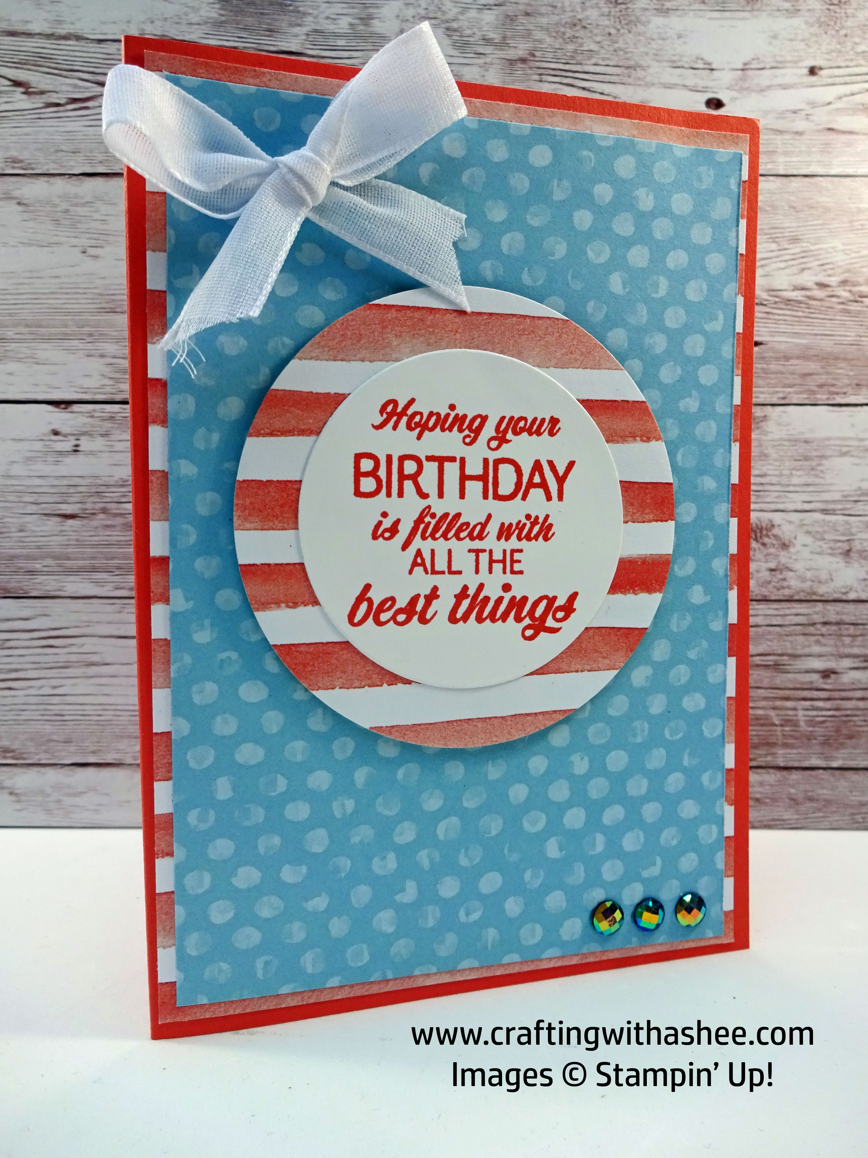Gutting Paper – Dies – Easy Birthday Card – Tutorial