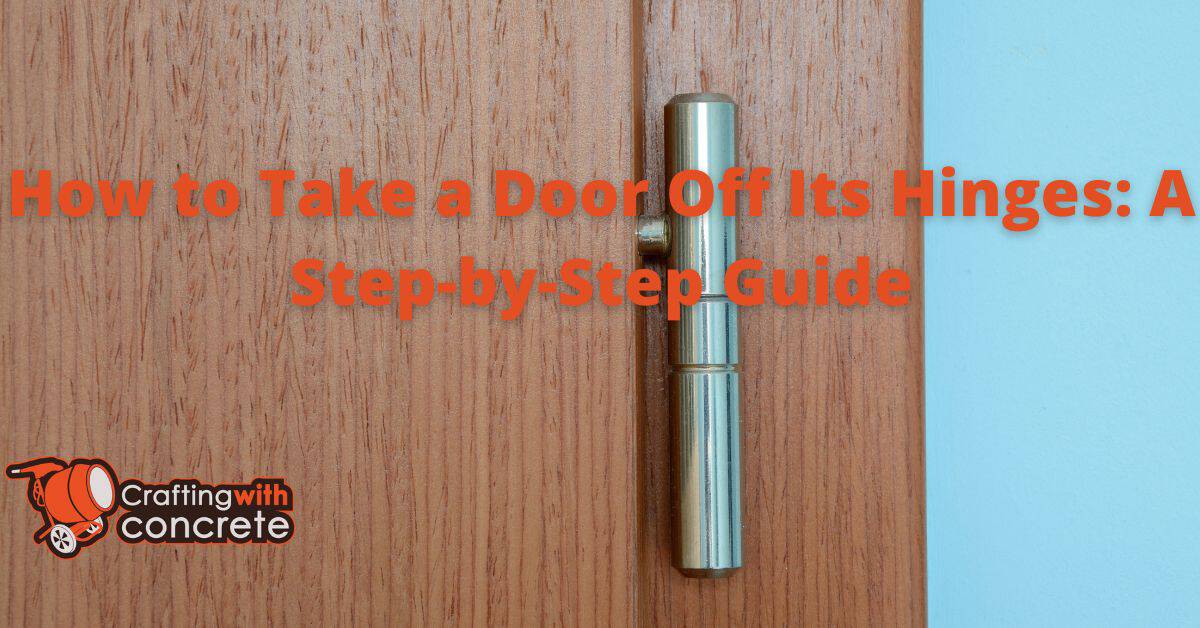 Door removal guide: easy hinge pin steps