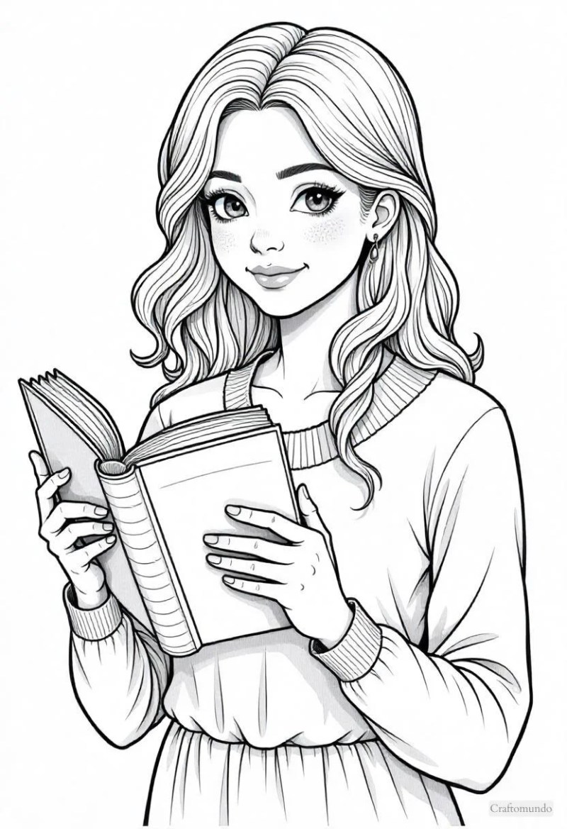 Book Coloring Pages - Best Gradient Wallpapers in Mobile