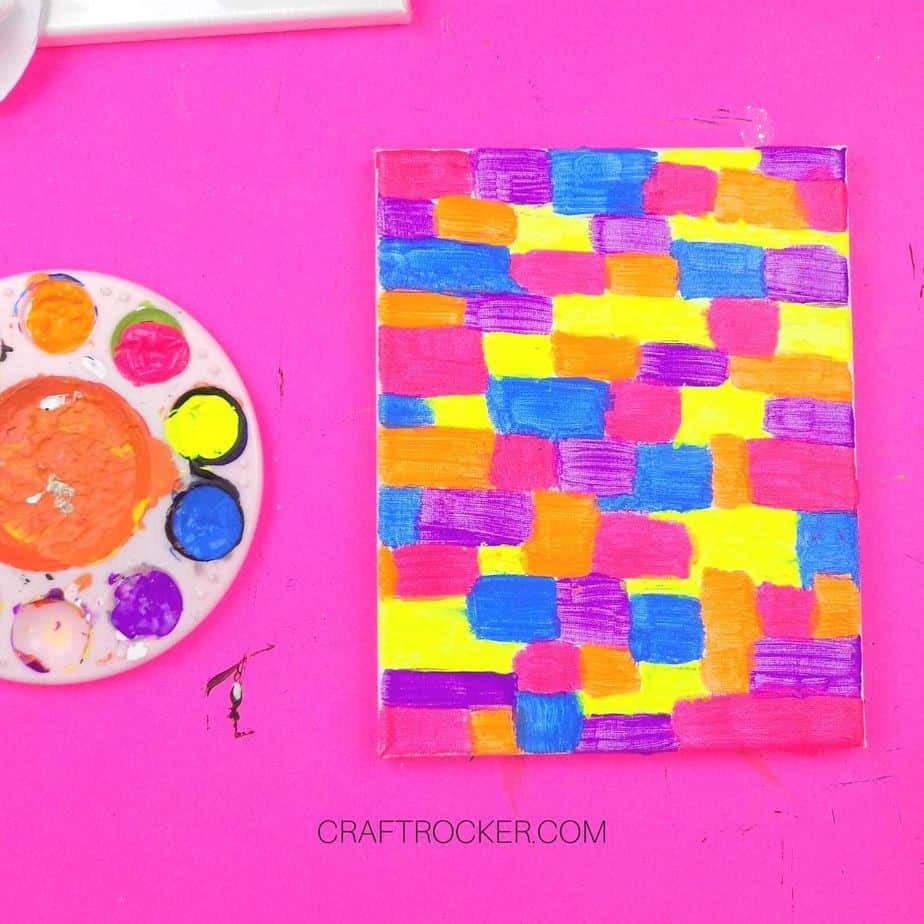 Multi-Color Rectangles on Canvas - Craft Rocker