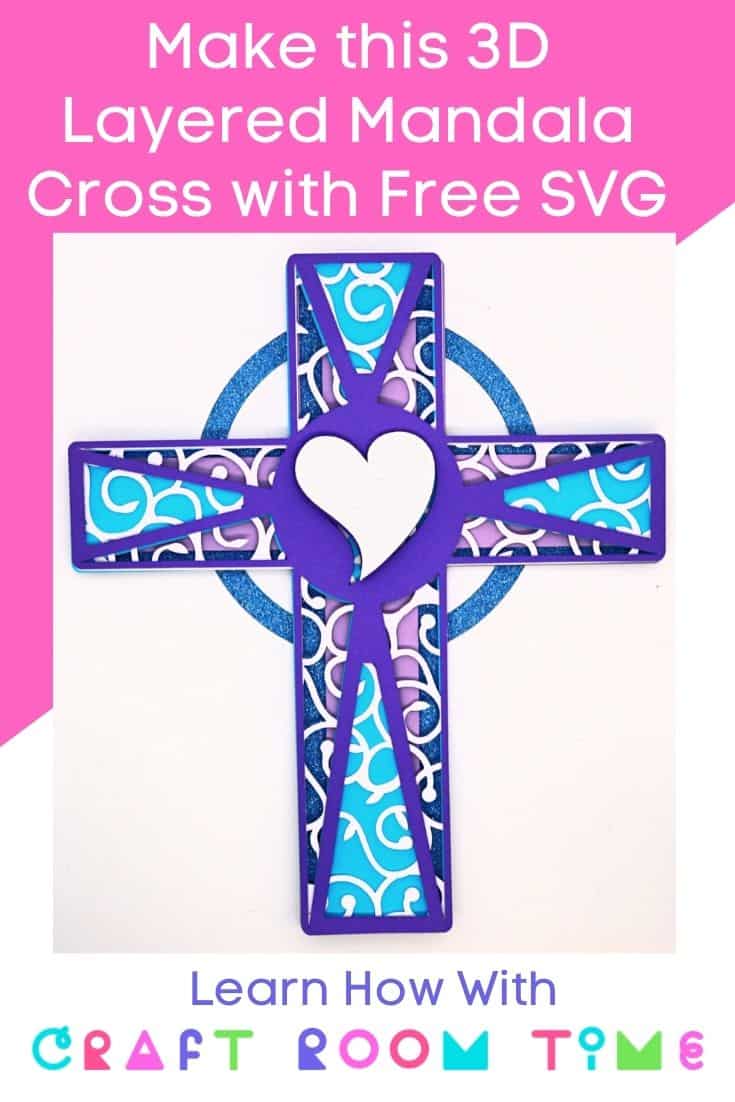 Terbaru 3d Layered Mandala Cross With Free Svg Craft Room Time SVG PNG EPS DXF File