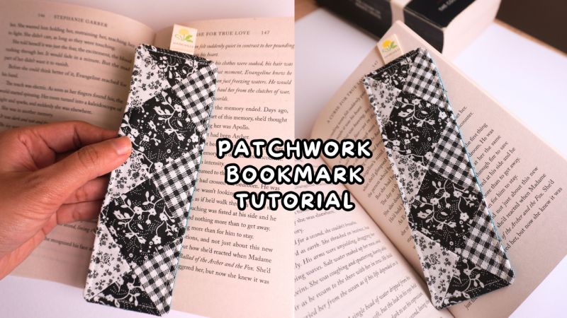 Patchwork Bookmark Make Craft Game - City Photo Collection - Desktop Quality