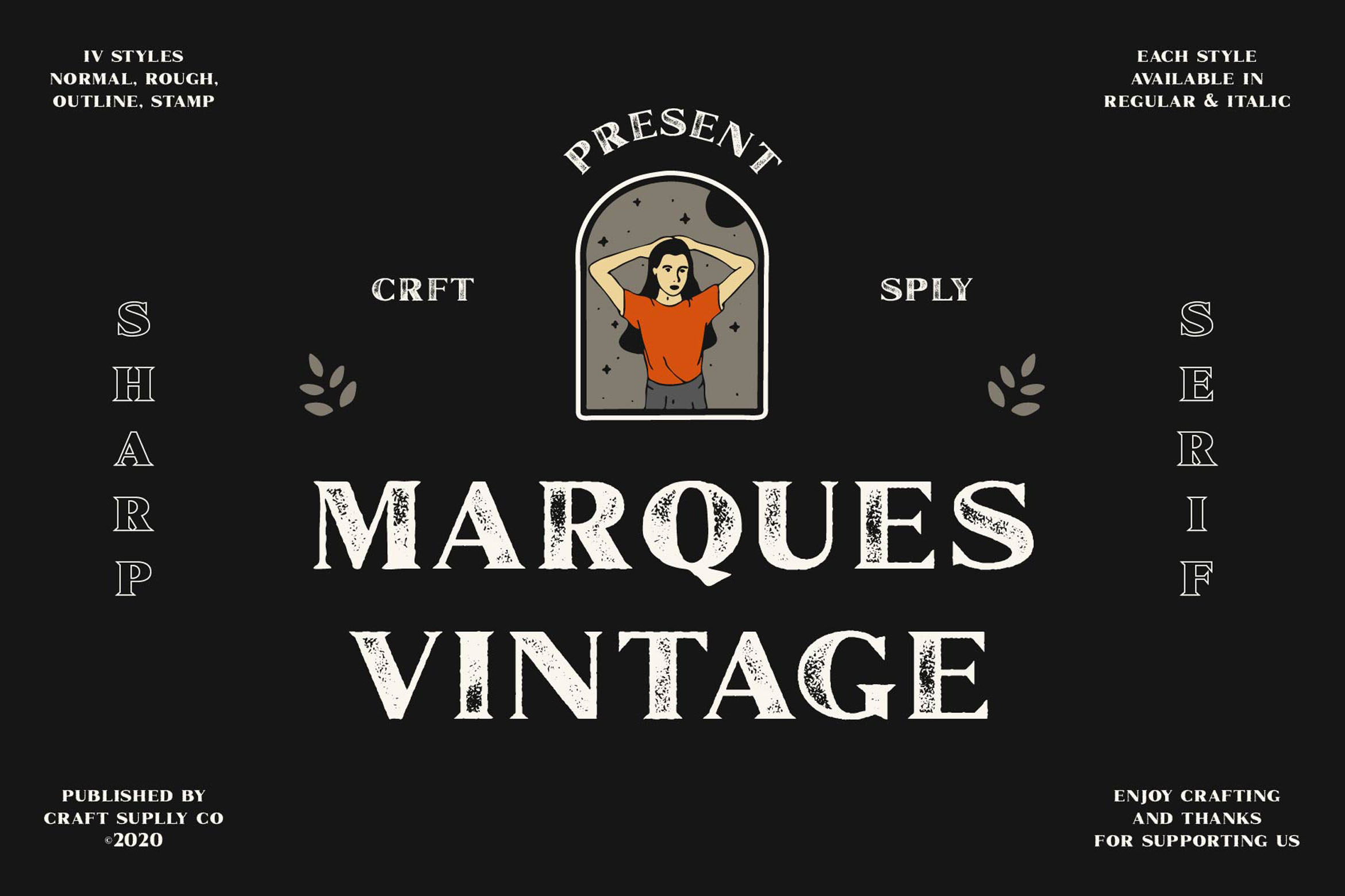 The Vintage Sans Serif Font Bundle